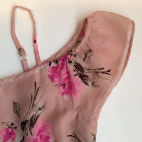 Pretty Pink Off the Shoulder Floral dress - Picture 4 of 7